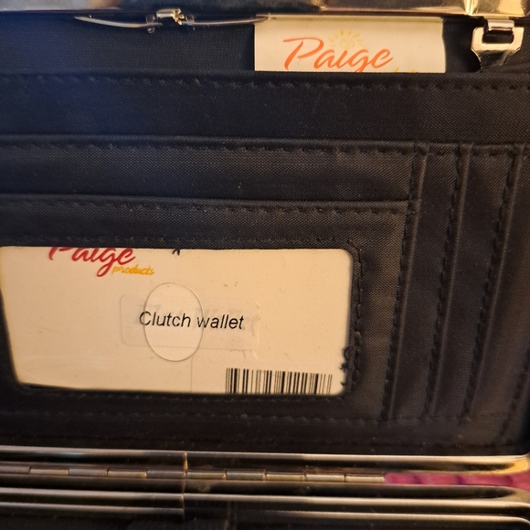 PAIGE PRODUCTS PINK  WALLET & CELL PHONE CLUTCH CROSSBODY - Picture 4 of 12